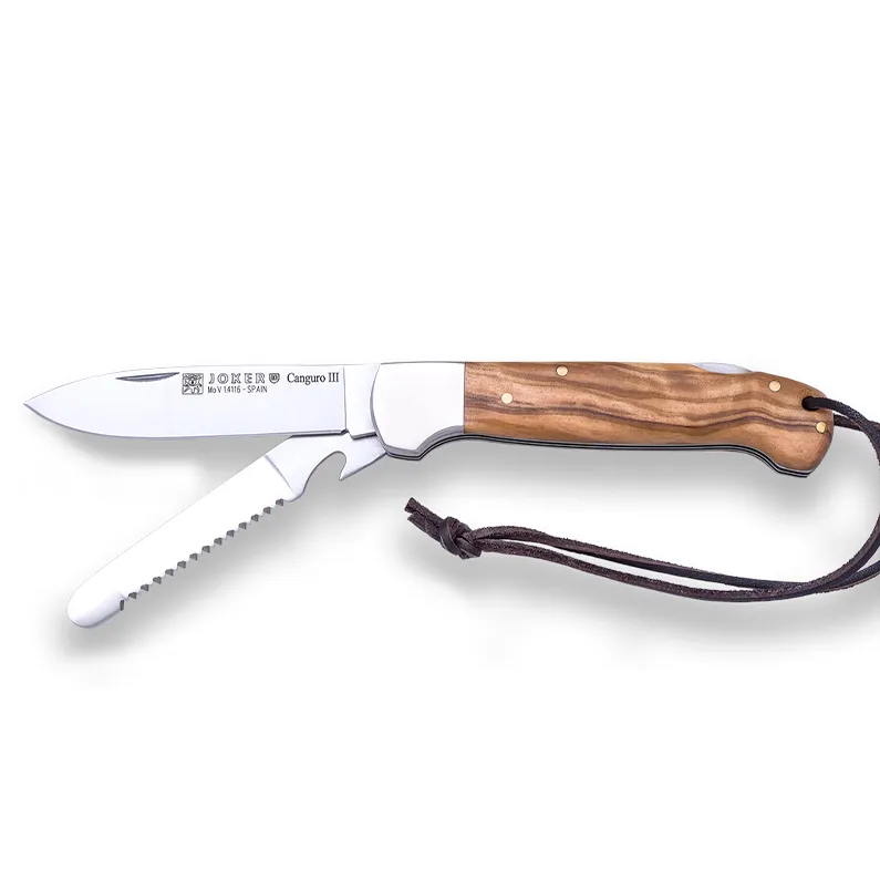 Briceag Joker NO136 Canguro, tais 8.5 cm, maner din lemn