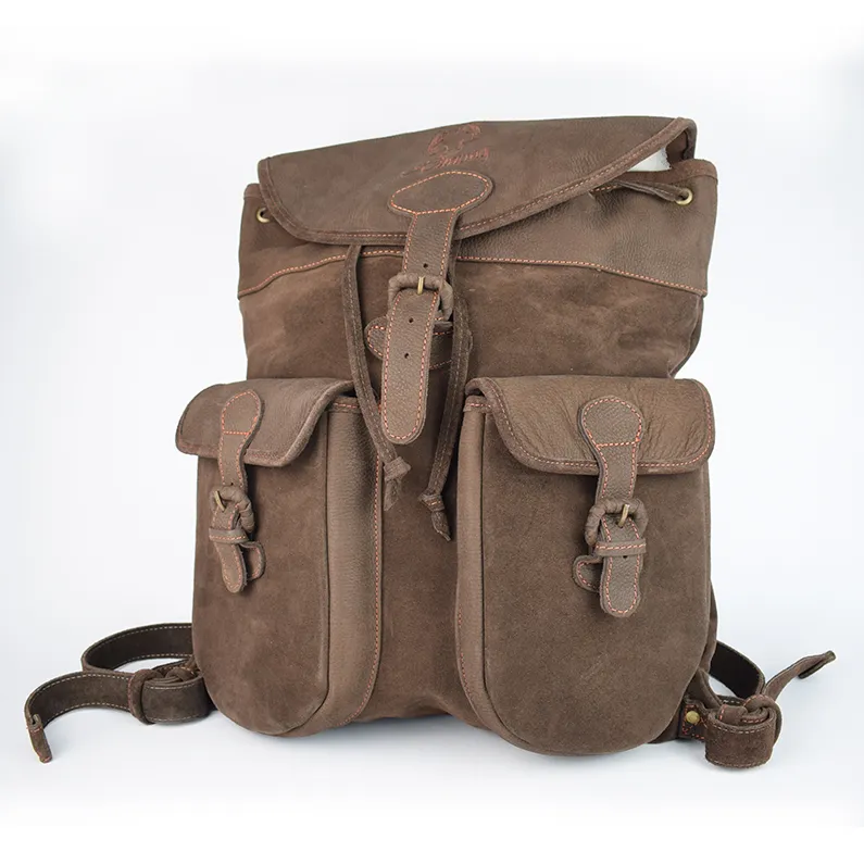 Rucsac vanator din piele naturala maro mare | Hunting CLS