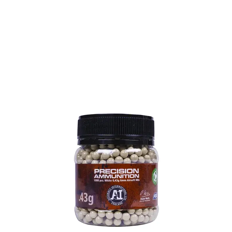 Bile airsoft ASG 6mm Precision, 0.43 g, 1000 buc.
