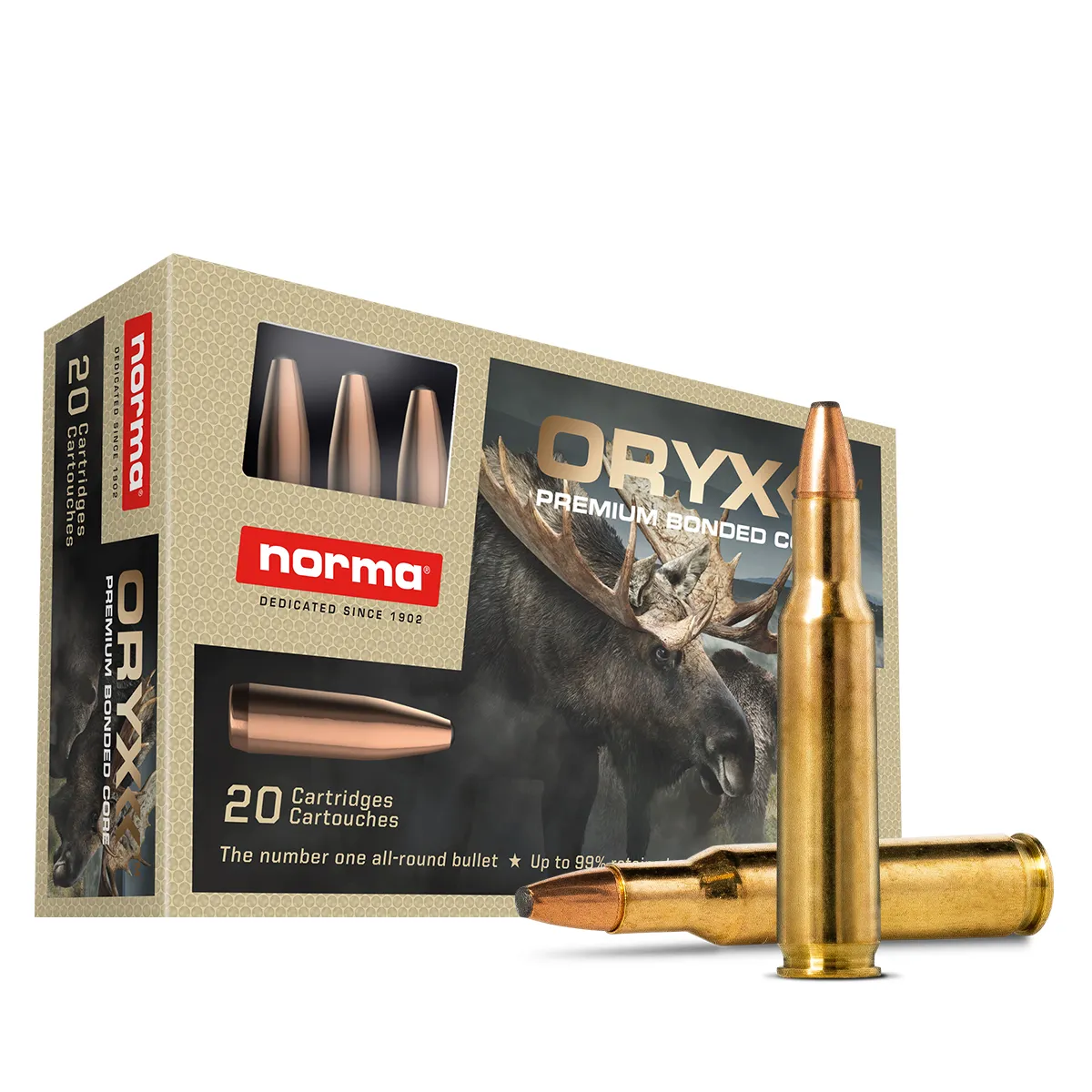 Muniție Norma Oryx .300 Weatherby Mag. 11.7 g. / 180 gr.