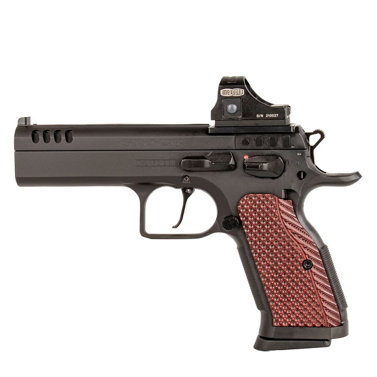 SET: Tanfoglio Stock 2025 OR + Meopta MeoRed 30 – Combinație de competiție, gata de tras din cutie