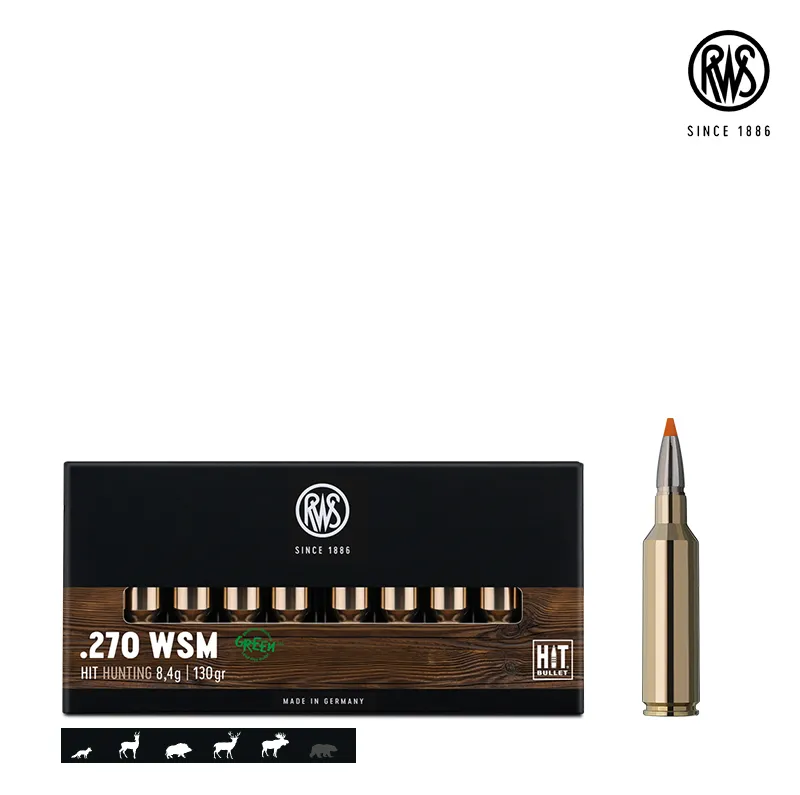Cartus RWS HIT, cal.: .270 WSM. | 8,4 g.
