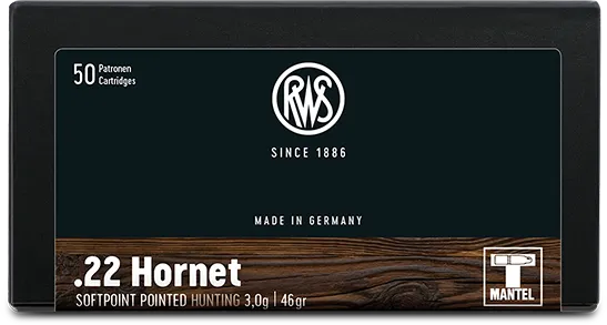 22 HORNET / SOFT POINT / 3,0G