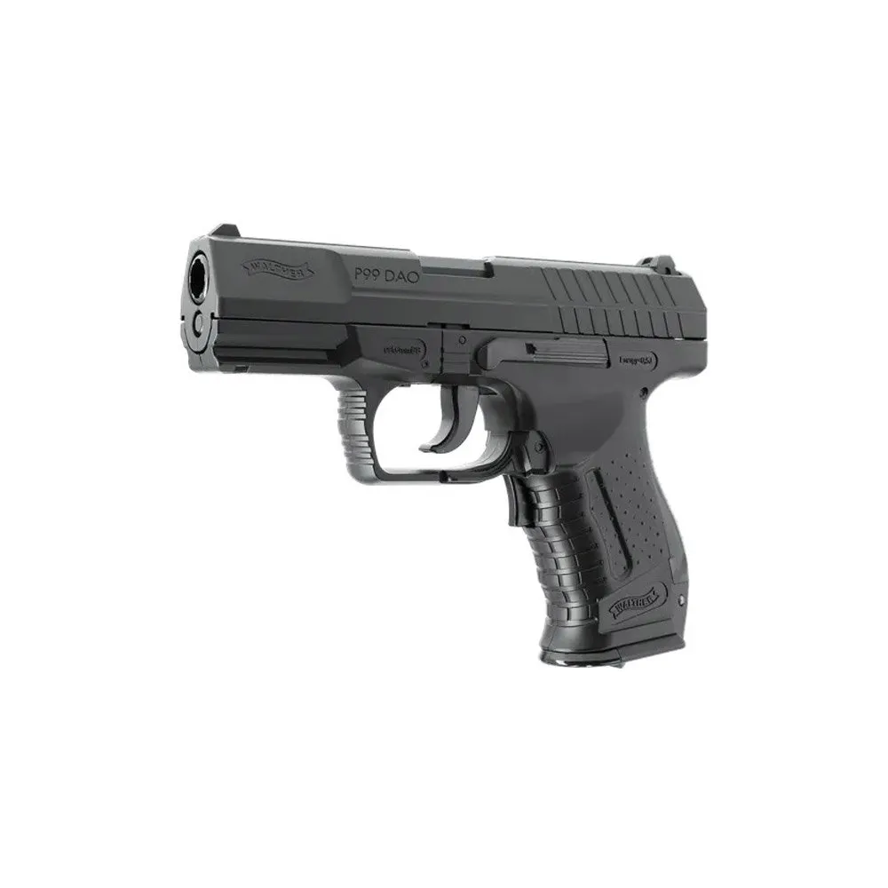 Pistol airsoft cu bile de plastic Walther P99 DAO, electric, BB 6 mm, 0.5 jouli