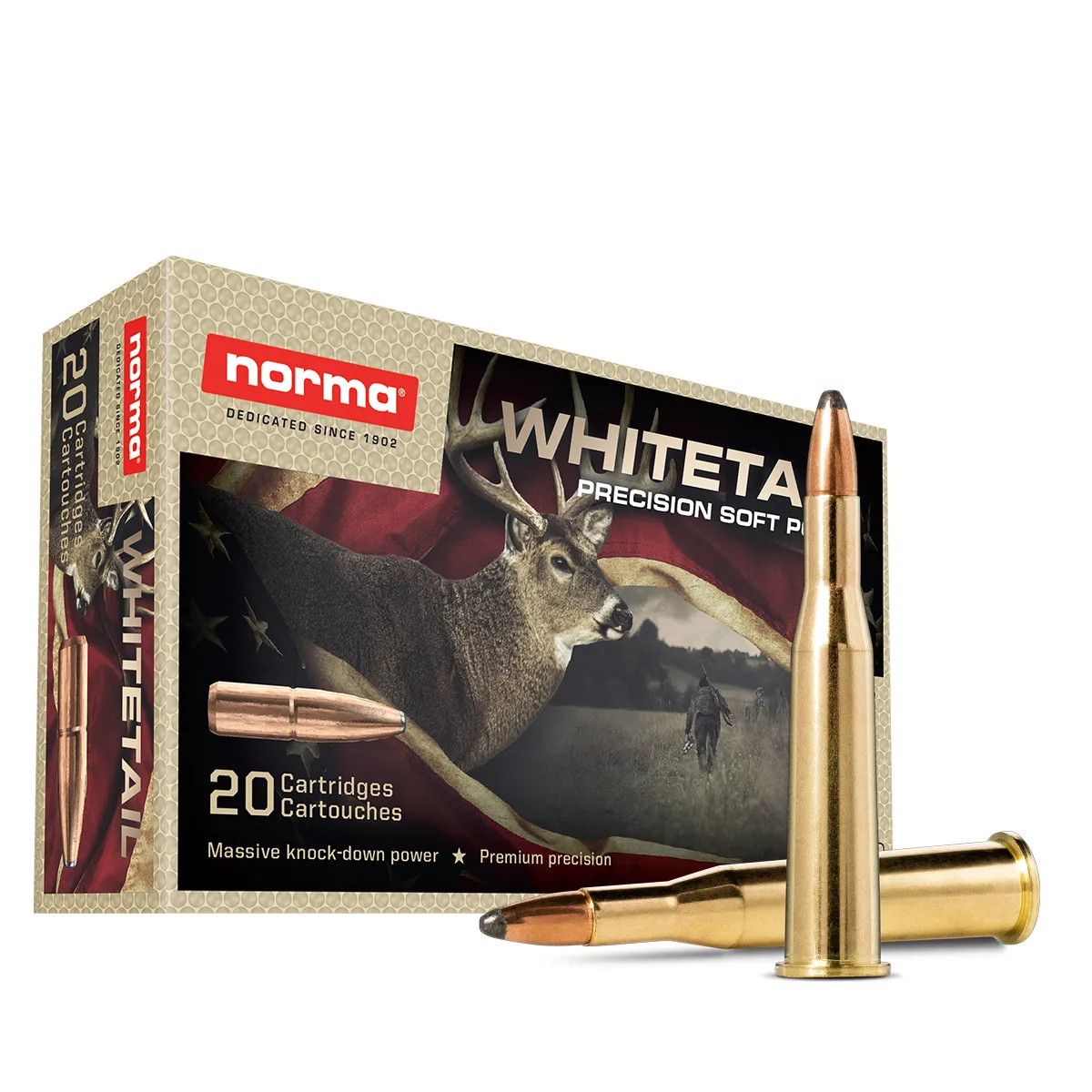 Muniție Norma Whitetail 7mm Rem. Mag. 9.7 g. / 150 gr.