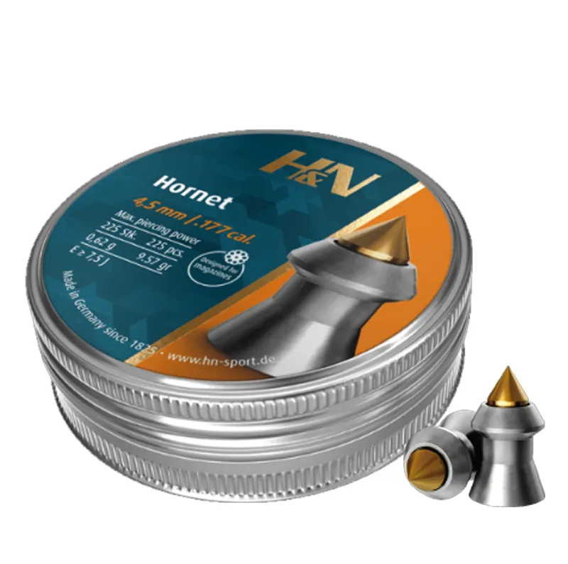 Munitie aer compirmat Haendler & Natermann Hornet 4,5 mm | 0.57 g.