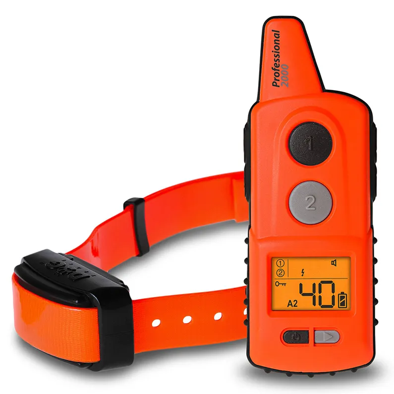 Zgarda dresaj DogTrace d-control Professional 2000, orange