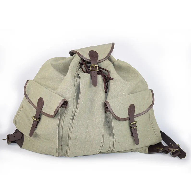 Rucsac verde Textil Mare: 65x55cm | 3 buzunare, rezistent la apa