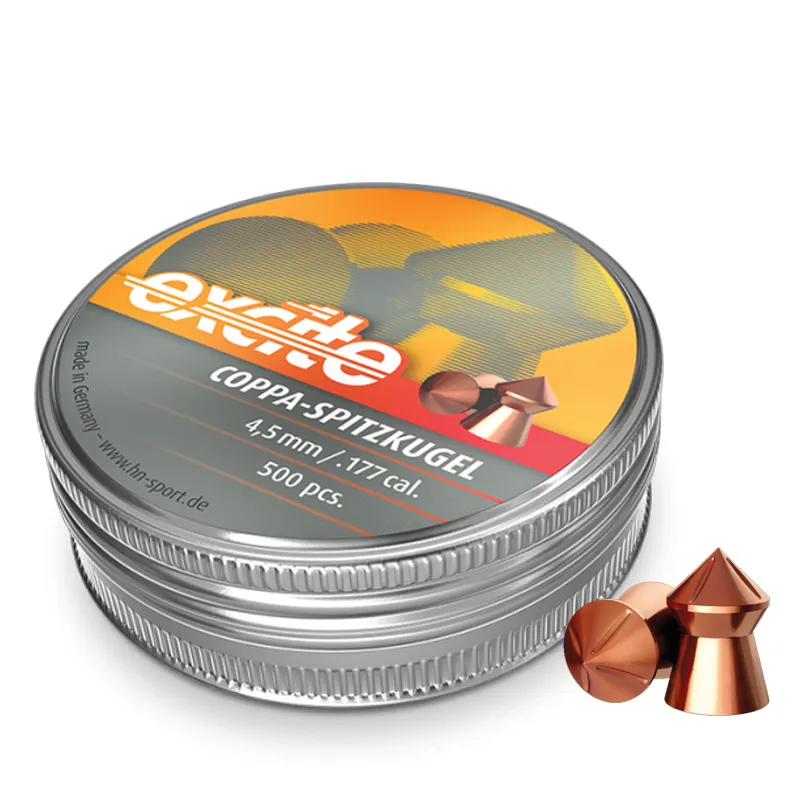 Munitie aer compirmat Haendler & Natermann Excite Coppa-Spitzkugel 4,5 mm | 0.49 g.