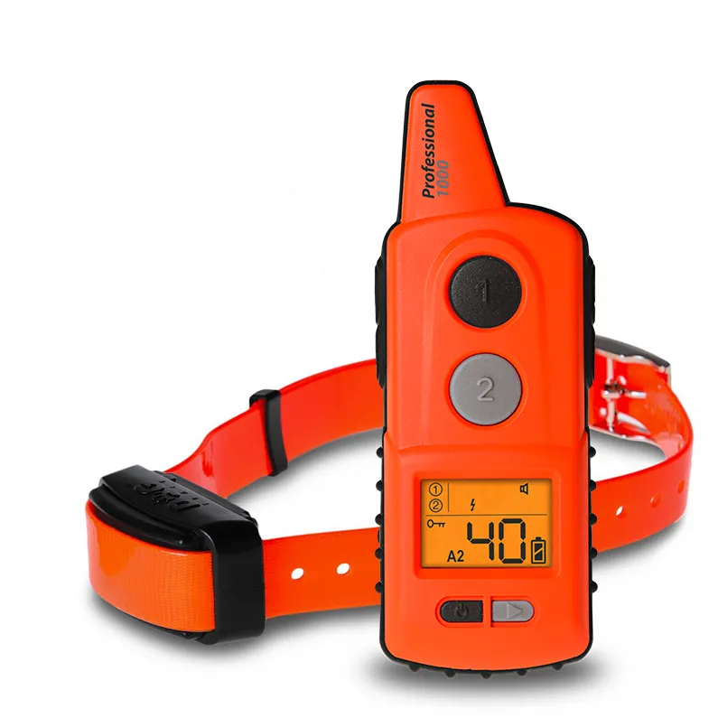 Zgarda dresaj DogTrace D-control Professional 1000, orange 386