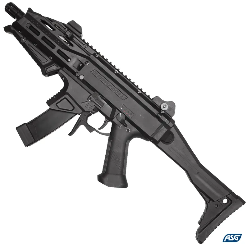 Replica arma airsoft ASG CZ Scorpion EVO 3 Atek AEG black
