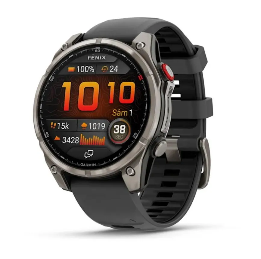FENIX 8 PRO AMOLED SAPPHIRE TITAN CUREA DIN SILICON GRAPHITE/BLACK 47MM EMEA