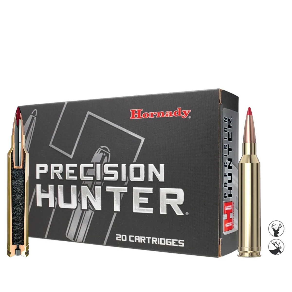 Cartuș Hornady 7mm Rem Mag 162 gr ELD-X Precision Hunter