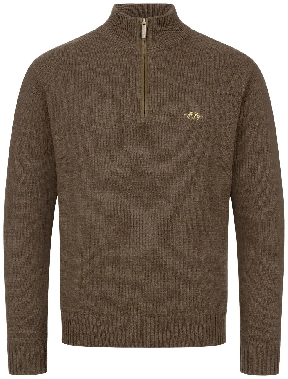 PULOVER WOOL HZ DARK BROWN MAR.L (657)