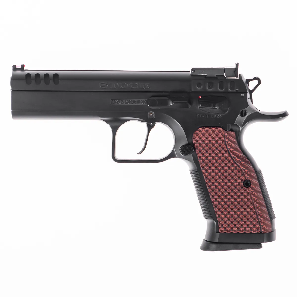 Pistol Tanfoglio Stock Black 2025 Cal. 9x19 - Excelență în Tir Sportiv