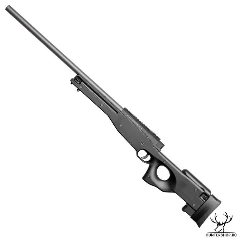 Replica airsoft ASG Sniper AW 308, Spring, black, Hop-up adjustabil, MU/PF, 1.9 J.