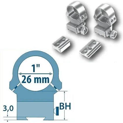 PRINDERE FIXA ARGO D=26MM/H=17,5MM