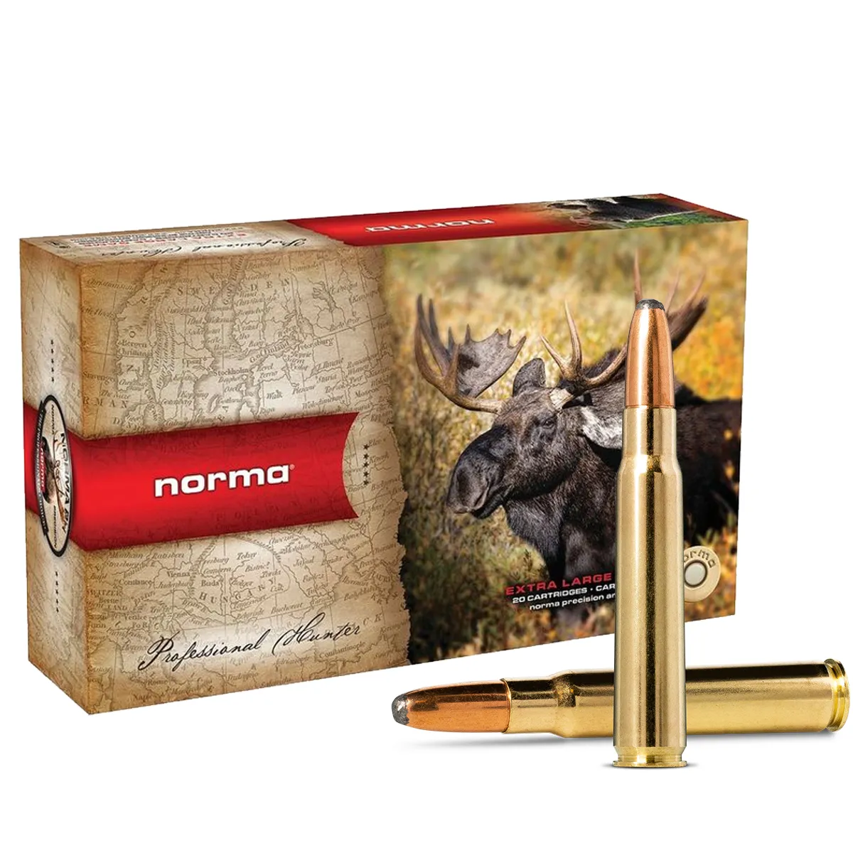 Muniție Norma Alaska 9.3x74 R 18.5 g. / 285 gr.