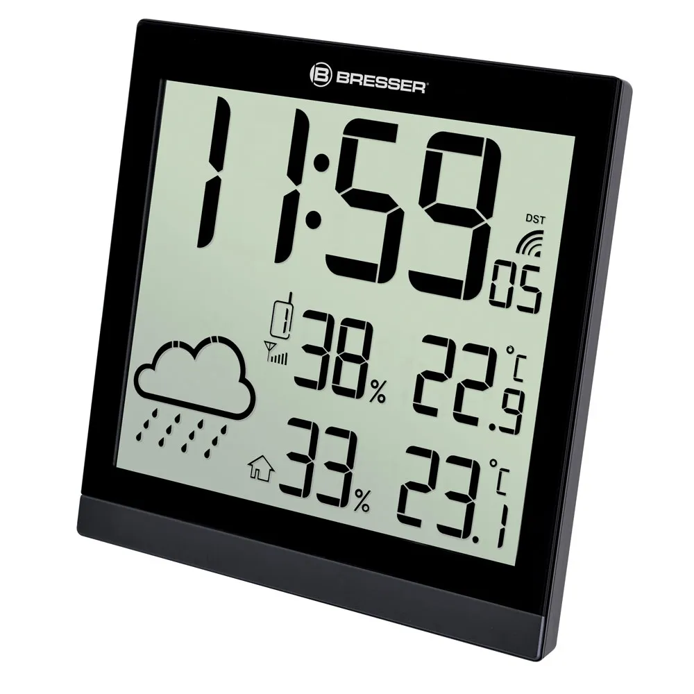 Statie meteo Bresser JC 7004404CM3000, termometru, higrometru, alarma