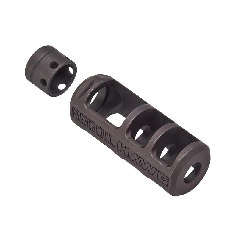 MUZZLE BRAKE HAWG LARGE M14X1 BLACK