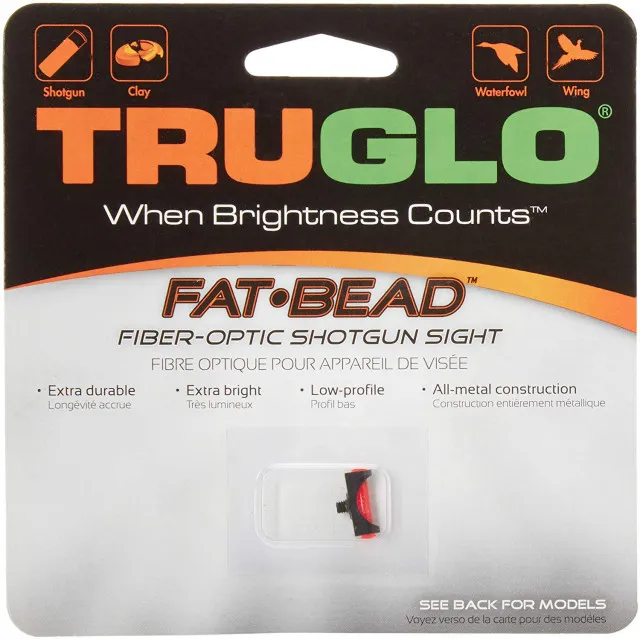 Dispozitiv de ochire Truglo Fat Bead 2.6mm rosu