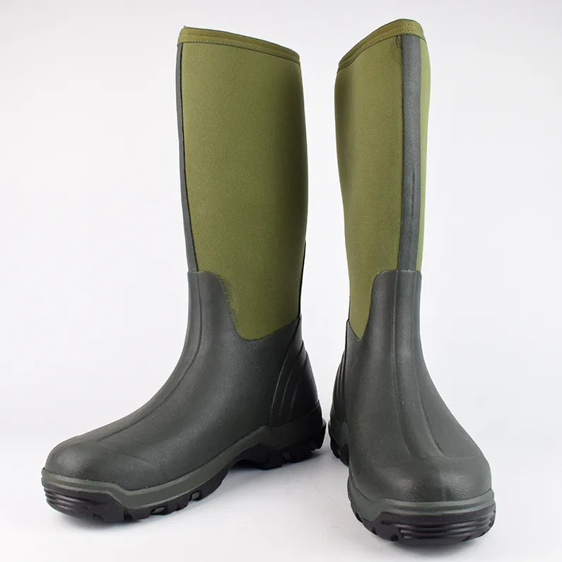 Cizma Cauciuc verde captusit neopren de 5 mm | Grub's Frostline 5.0 | 46, 41, 43