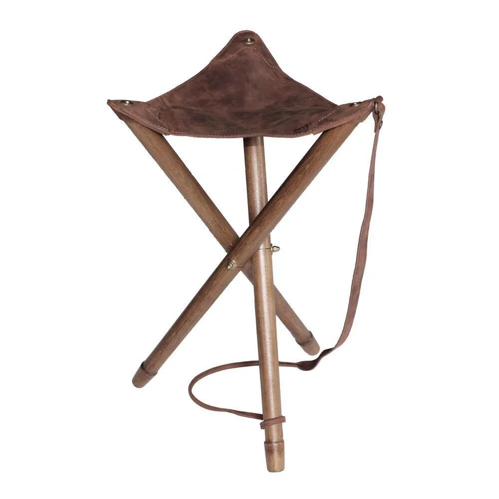 SCAUN TREPIED 75CM LEMN CIOCOLATA