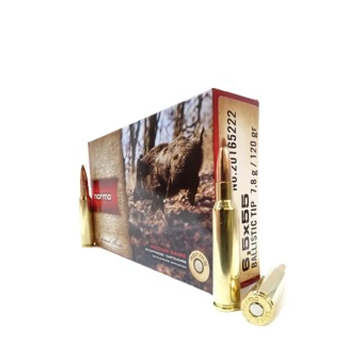 Muniție Norma Nosler BST 6.5x55 SE 7.8 g. / 120 gr.