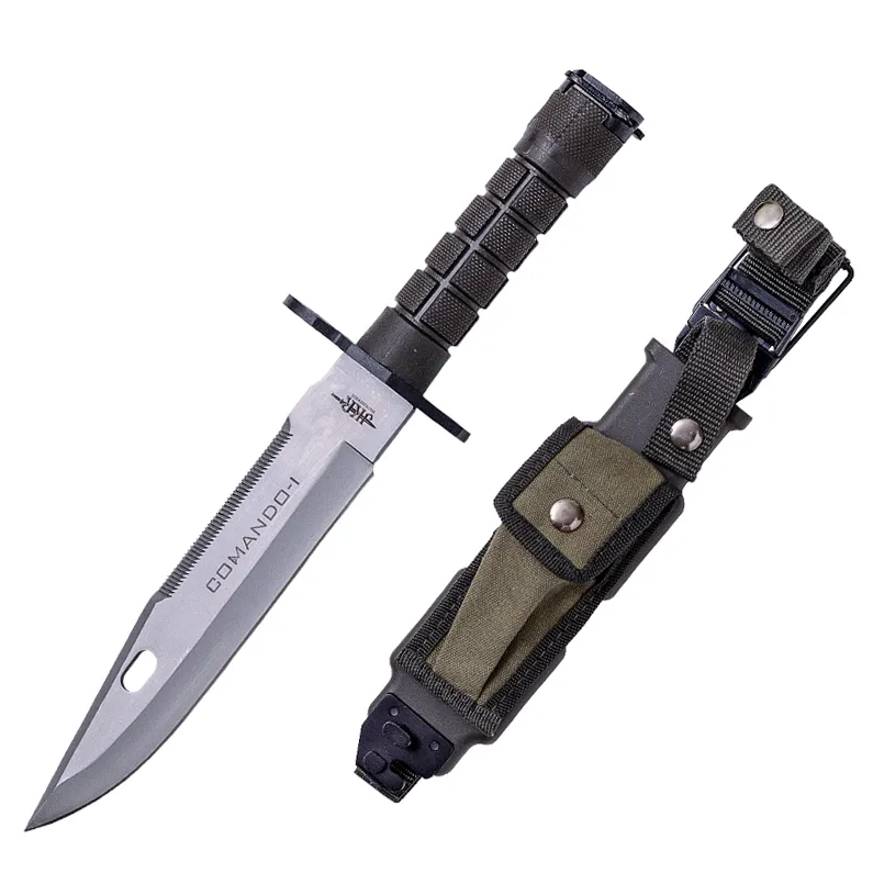 Cutit Joker JKR0603 Comando-1 cu maner ABS, de supravetuire, lama inox: 20 cm