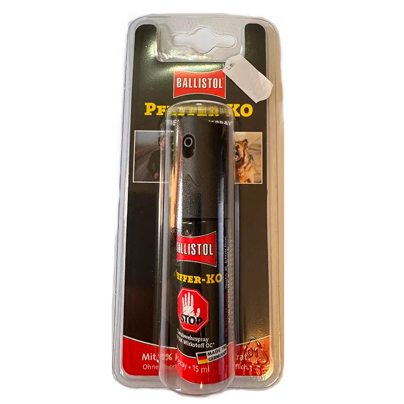 Spay de autoaparare Pfeffer-KO Ballistol Germania, 15 ml.
