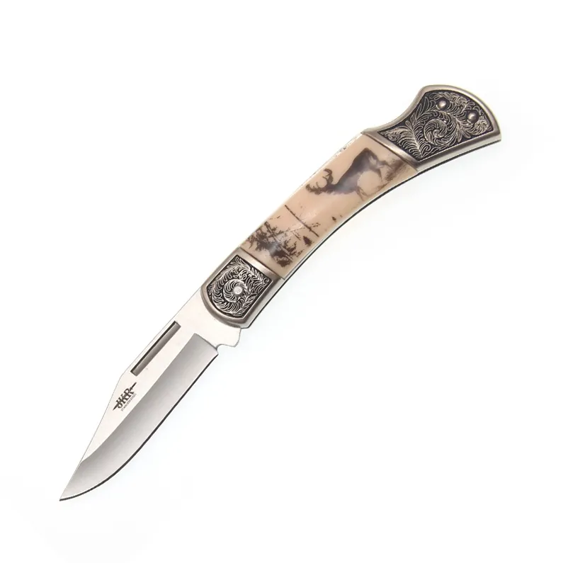 Briceag Joker JKR0113, maner din zamak/ABS, cerb, deschidere cu o mana, lama: 80 mm