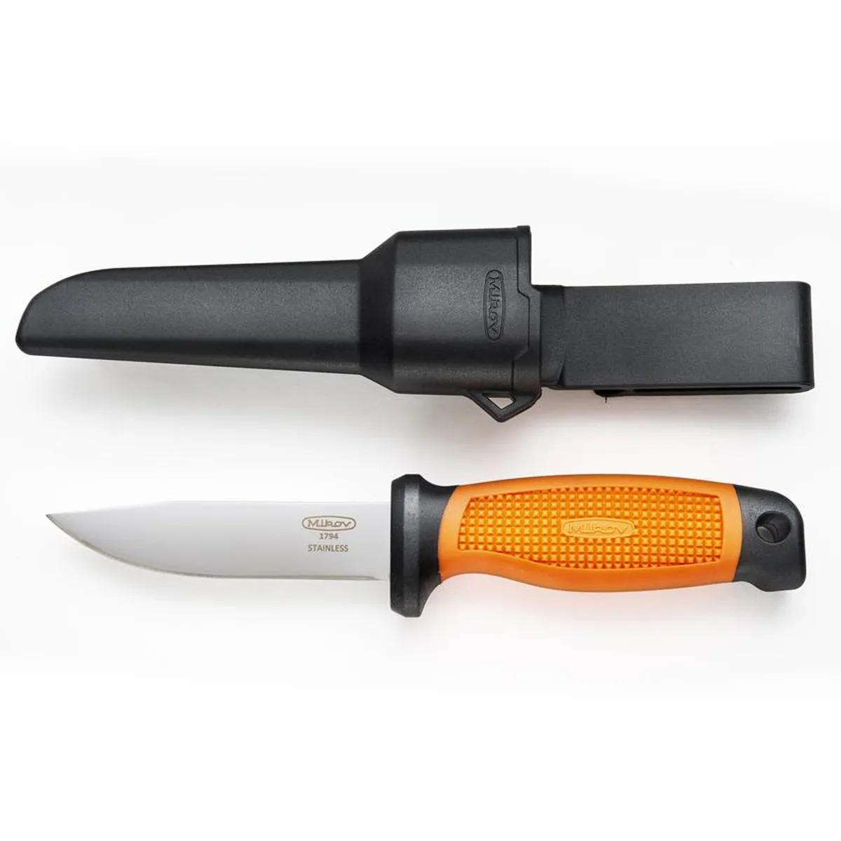 Cuțit Mikov 393-NH-10 Brigand Orange – Vizibilitate Maximă