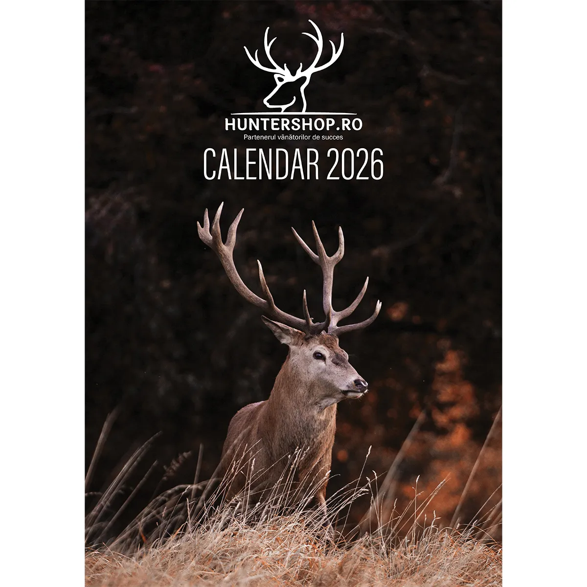 Calendar 2026 vanatoresc, 32 x 45 cm