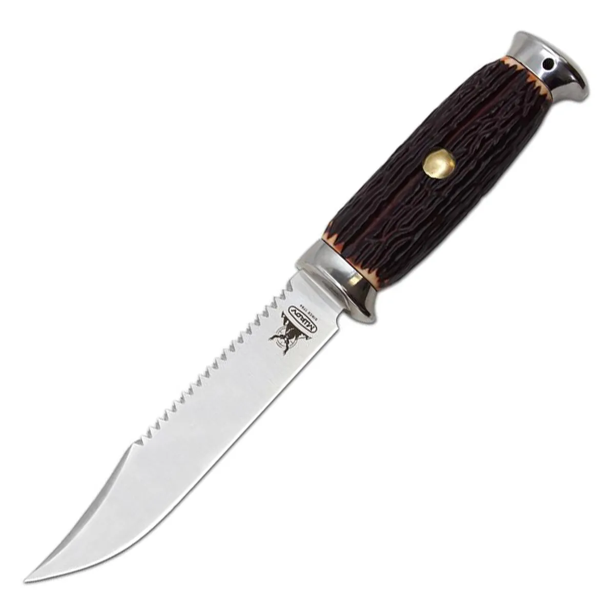 Cuțit Vânătoare Mikov 376-NH-1/Z – Mâner Textură Corn Cerb