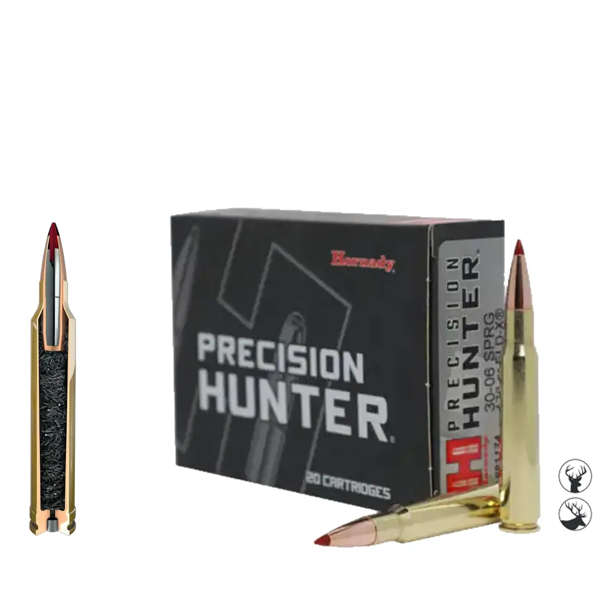 Cartuș Hornady .30-06 Springfield 178 gr ELD-X Precision Hunter