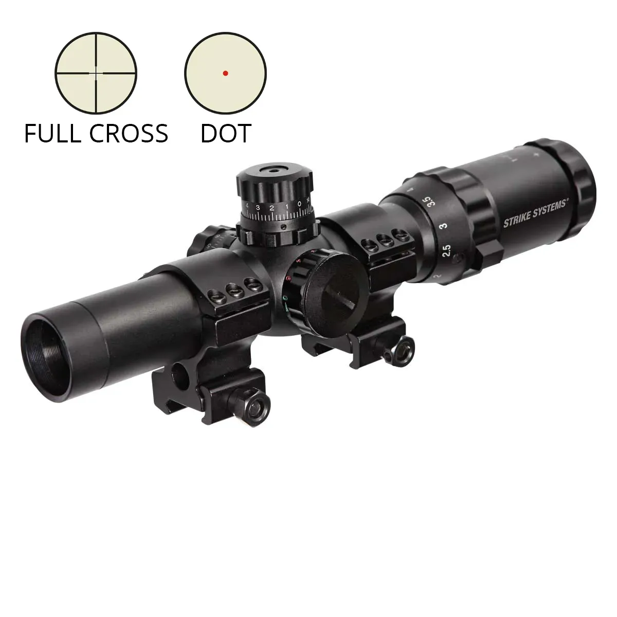 Dispozitiv Red Dot Short ASG, Rosu/Verde, cu Montura
