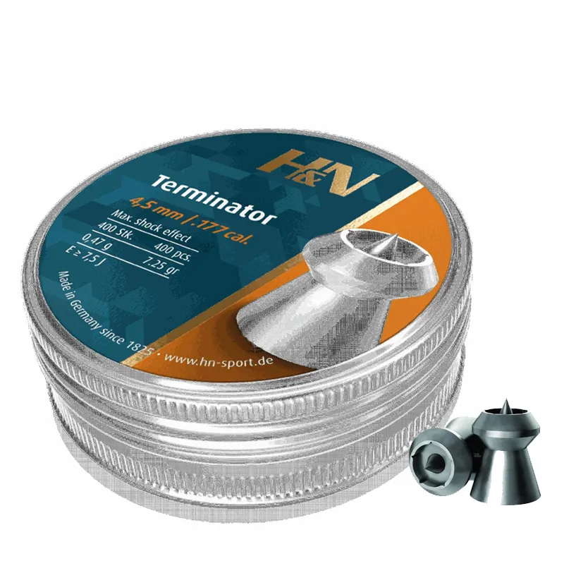 Munitie aer compirmat Haendler & Natermann Terminator 4,5 mm | 0.47 g.