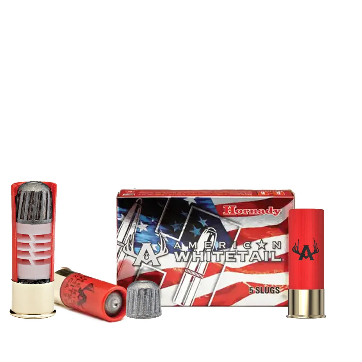 Cartuș Proiectil Unic Hornady 12/70 American Whitetail 1 oz. Rifled Slug, 28 gr.