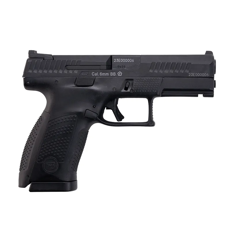 Replica pistol airsoft ASG CZ P-10C, Full polymer, Gas, Proline, Blow back, black