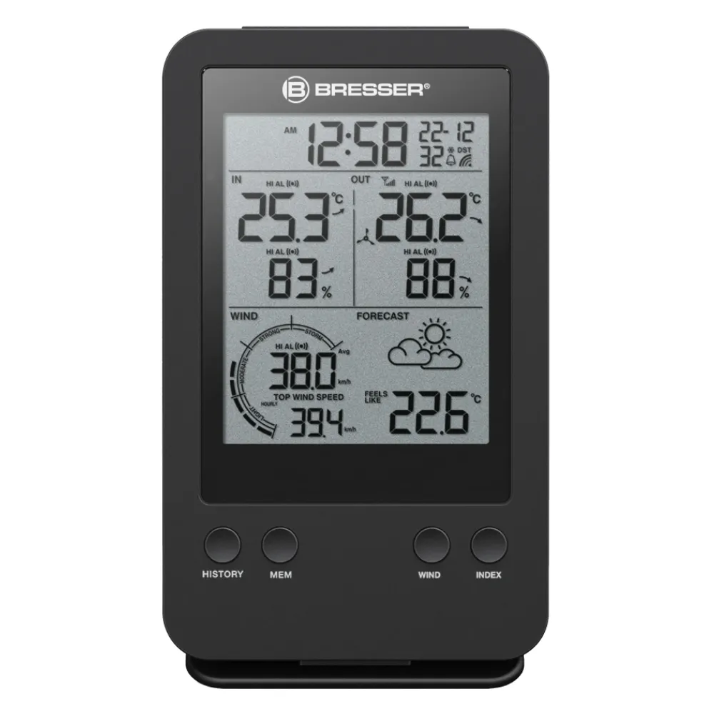 Statie meteo Bresser 7902531, termometru, higrometru, alarma