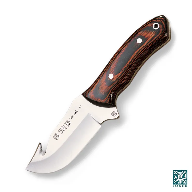 Cutit Joker CR65 Venado, husa piele maro, lama: 10 cm