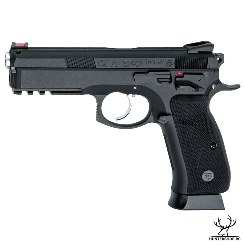 Replica pistol airsoft ASG CZ 75 SP-01 Shadow, full metal, 0,9 J.