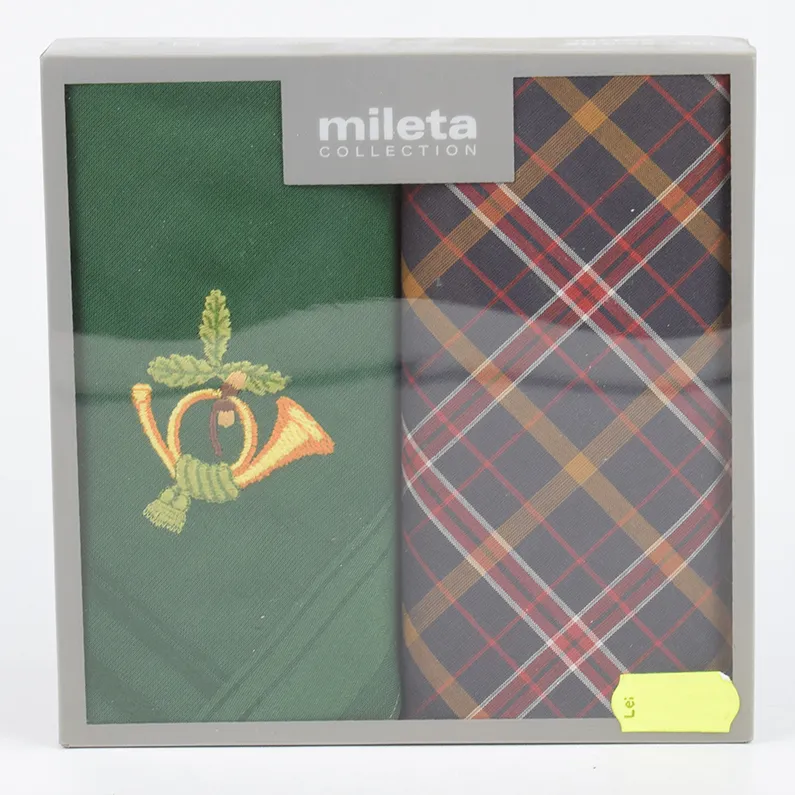 Set batista cu motive vanatoresti Mileta Collection, 2 bucati
