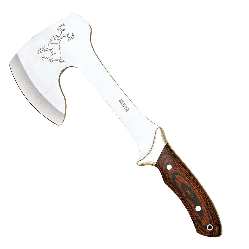 Toporas Joker HR-00 Cazador, husa piele, tais 110 mm