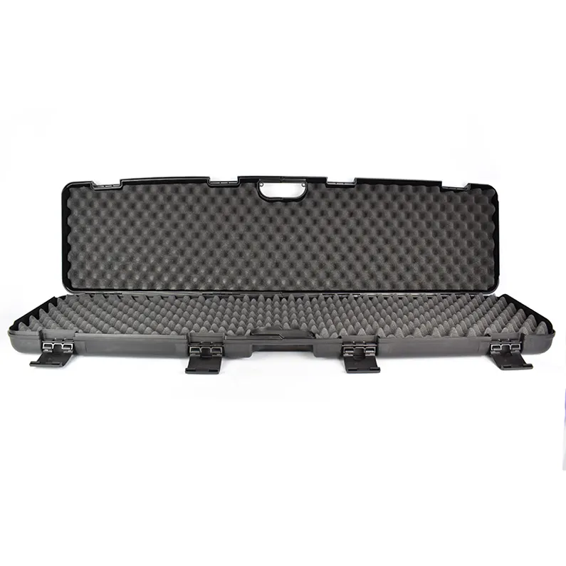 Husa arma plastic StilCrin, tip valiza, cu burete pentru carabine, 117x30x10 cm, made in Italy
