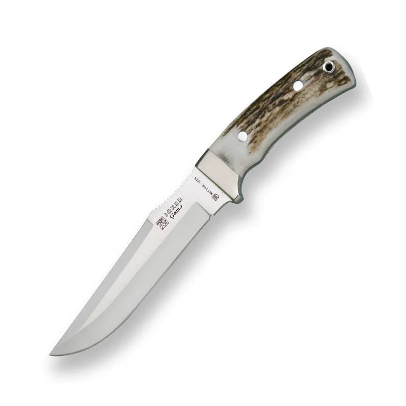 Cutit Joker CC46 Gamo, maner din corn de cerb, lama: 15.5 cm