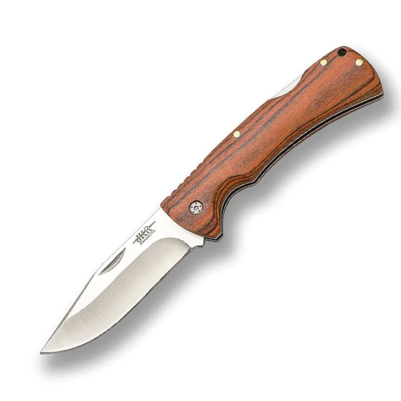 Briceag Joker JKR0883, lama 9 cm., maner din lemn squoia, sistem de blocare Linerlock, deschidere usoara