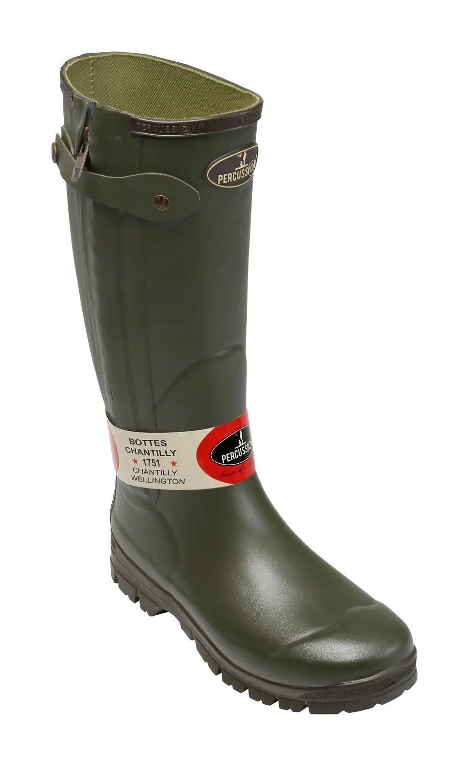 CIZMA CAUCIUC CHANTILLY ZIP KAKI MAR.41