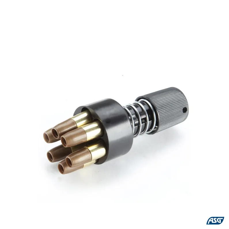 Speed loader ASG pentru revolver Dan Wesson cu 6 cartuse