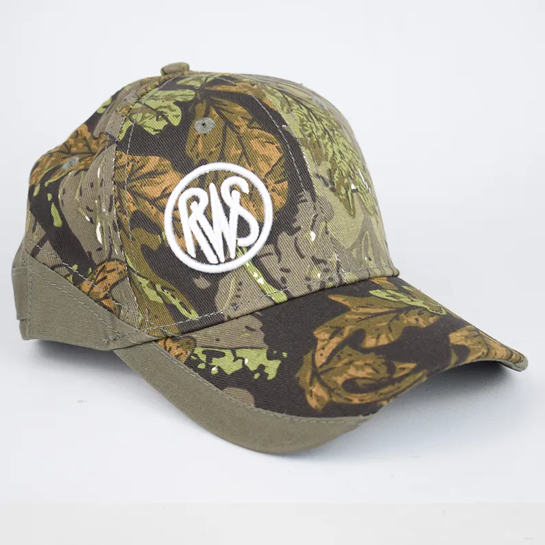 Sapca baseball RWS Cap, camuflaj verde